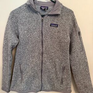 Patagonia Heather Gray Zip-Up Jacket